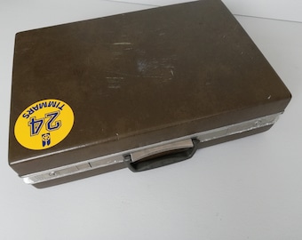 Vintage Samsonite Suitcase: Belgian-Made Retro Travel Bag