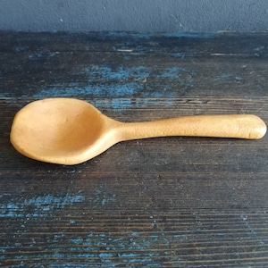 Mid Century Natural Wooden Spoon