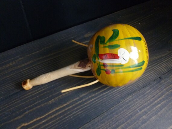 Mexico Rattle Vintage item Souvenir from Mexico | Etsy