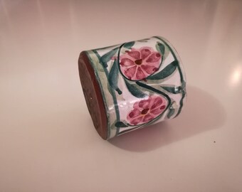 陶器の花柄灰皿 - Etsy 日本