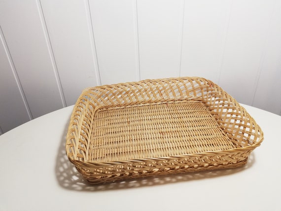 大きな編みかご、 - Etsy 日本
