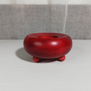 Scandinavian Red Candle Holder