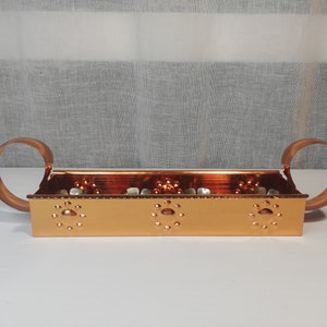 French vintage Copper Candle Holder