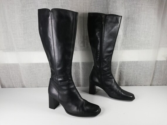 Womens Leather Boots Patricia Made in Size - Etsy