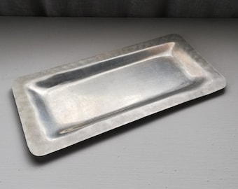 Serving Tray Plate Aluminum Table Decor Nordic Art Vintage