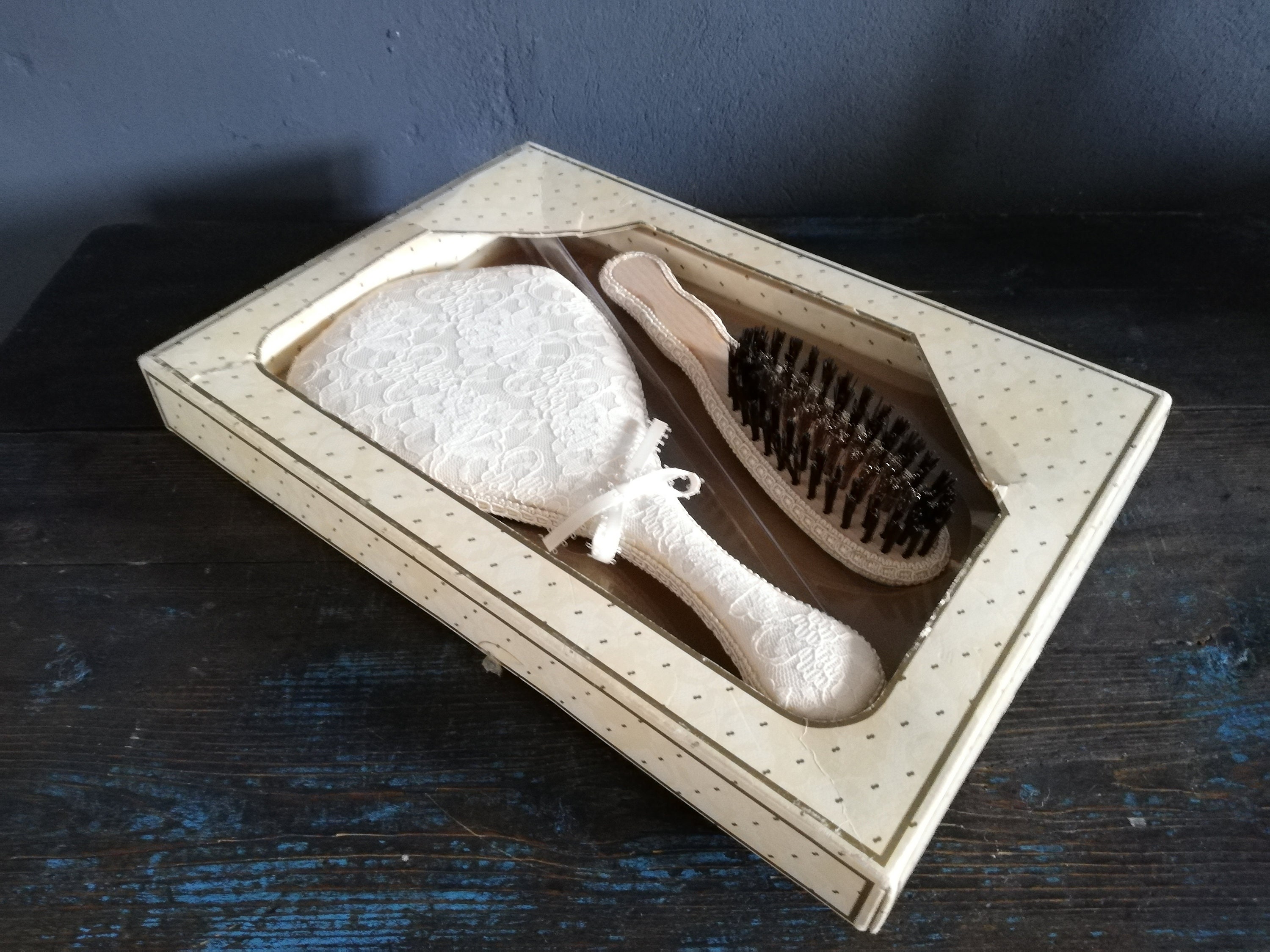 Antique brush and mirror set - Etsy 日本