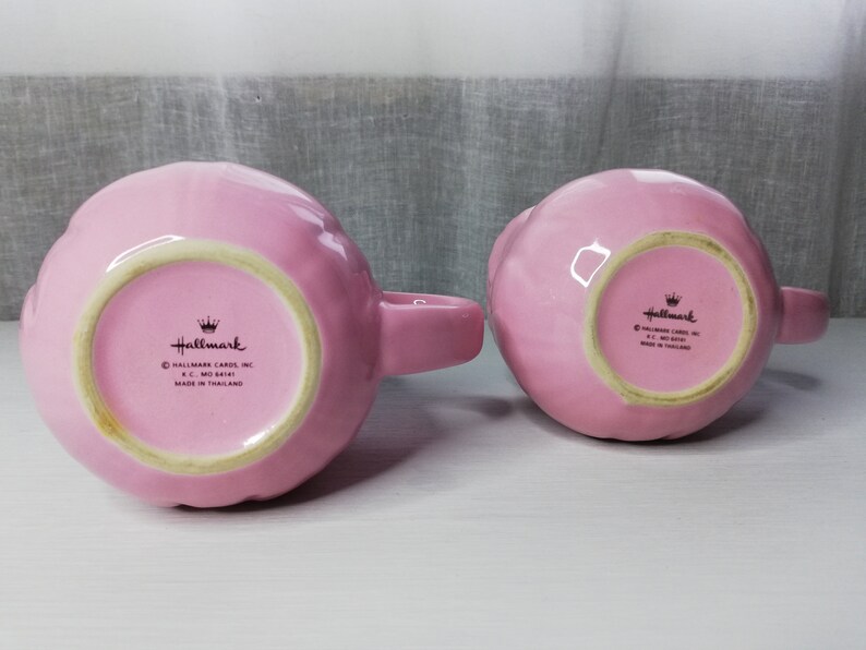 A Pair Pink Mugs - Hallmark mug image 6