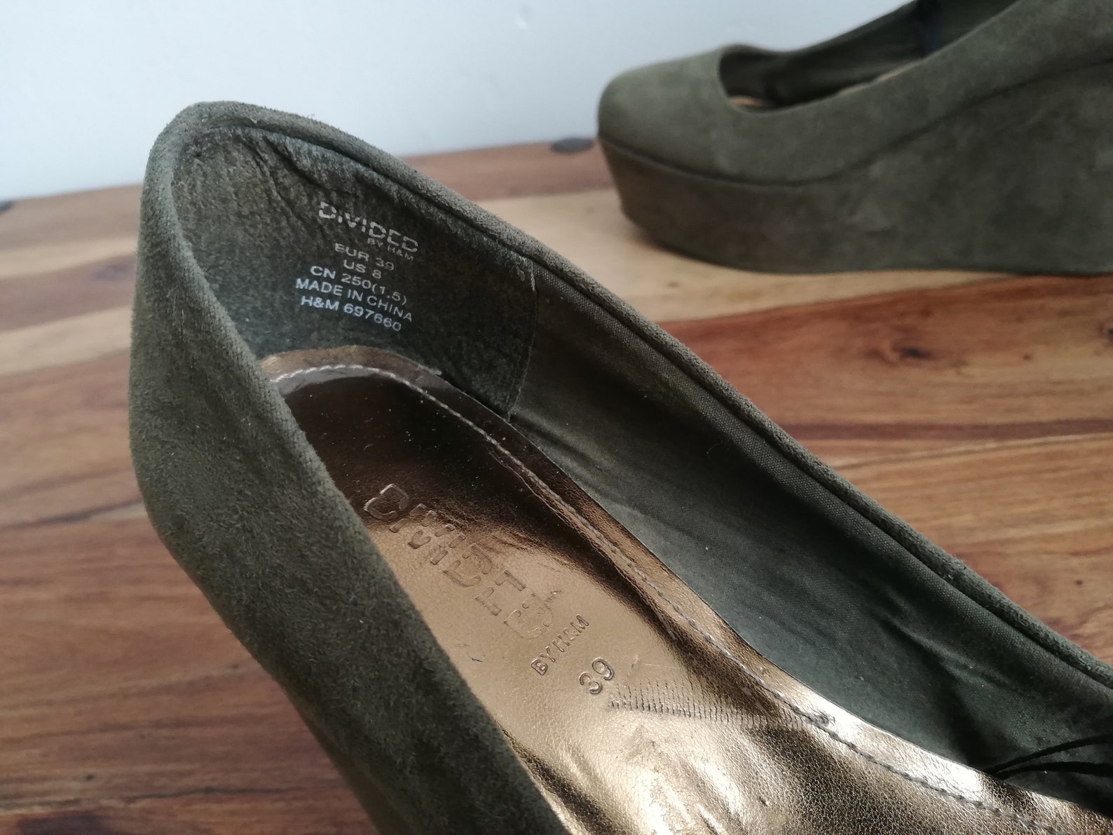 Moss Green Womens Platforms Shoes Size 39 Eur 8 Us 6 Uk Etsy UK