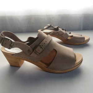 Vintage Zoccoli Sandali Moheda Sweden - Taglia 41 eur, 9.5 us, 7.5 uk