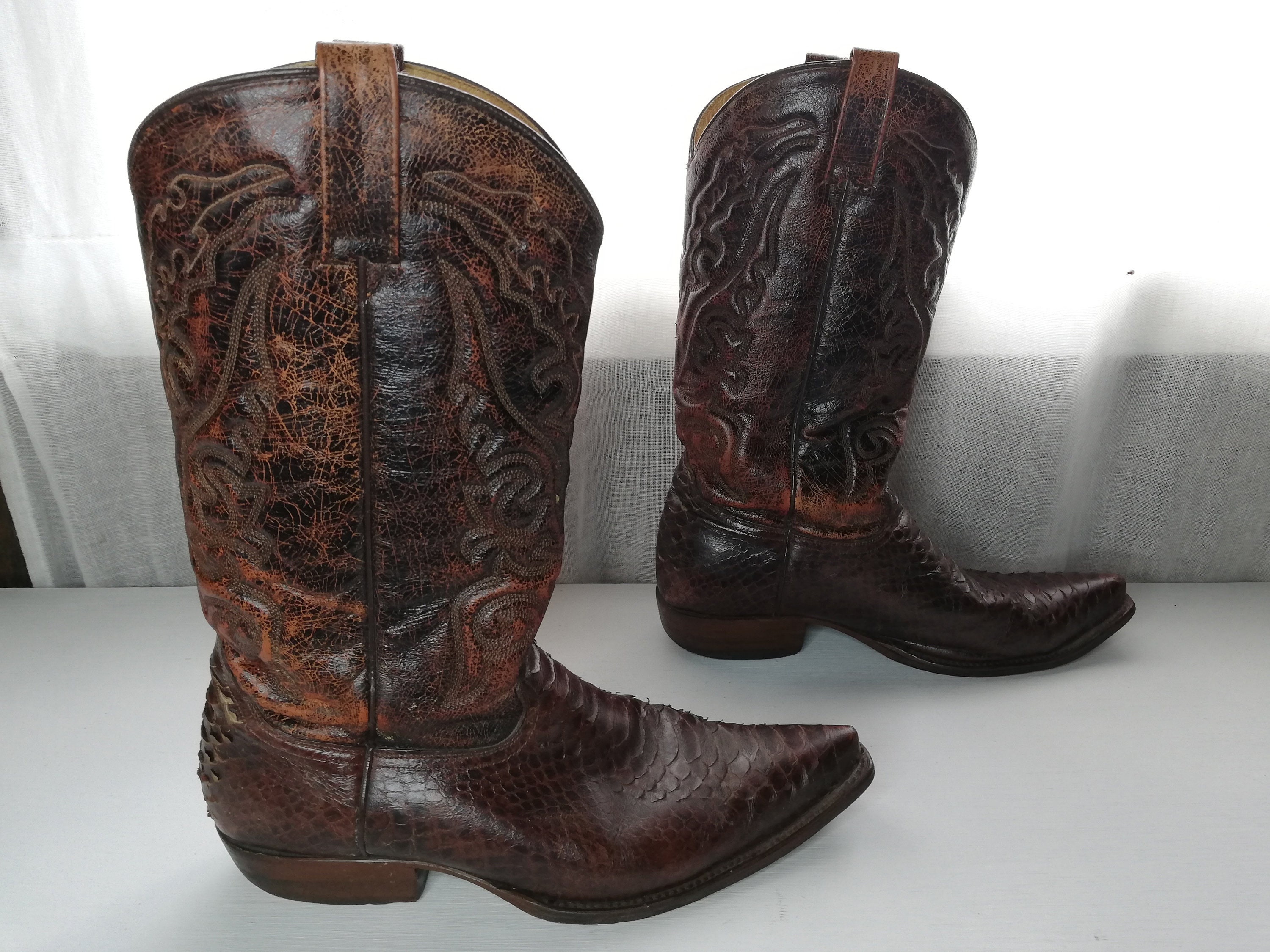 uitsterven meester geweer Buffalo Cowboy Boots Western Boots Size 43 Eur 10.5 US - Etsy