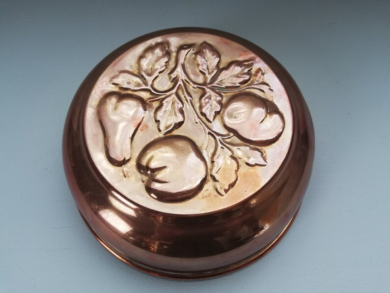 Vintage Copper Baking Pan, Copper Form. Decorative Wall Hanging. zdjęcie 2