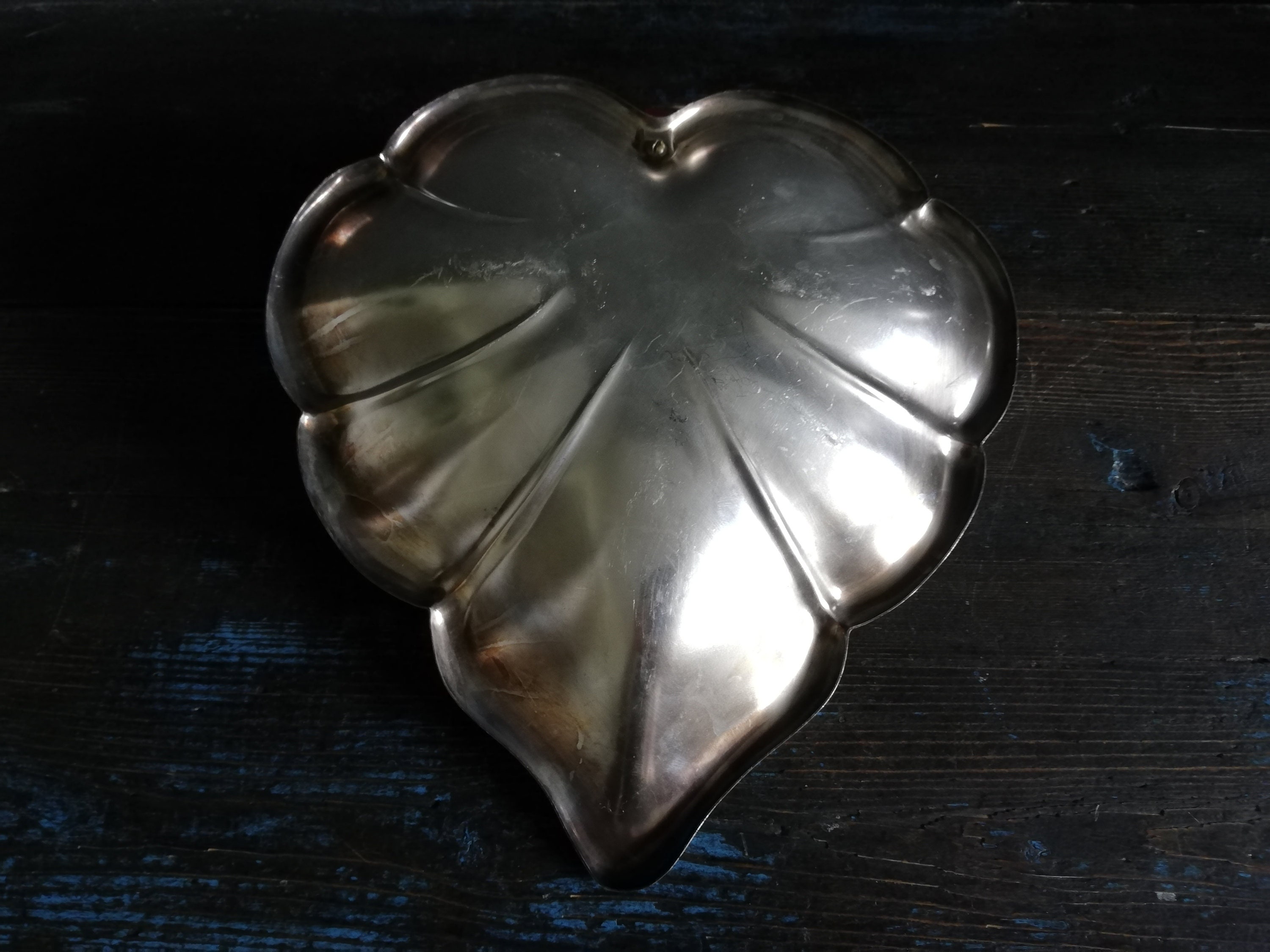 Silver Plated Leaf Tray / Serving Tray / Table Decor Etsy