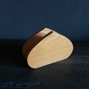 Houten servet houder