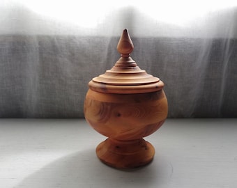 MID-Century MODERN　木製小物入れ　3点セット　レア　廃盤 ミッドセンチュリーの小物入れ木製モザイク - カバー付きラウンド