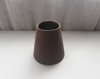 Abat-jour vintage marron
