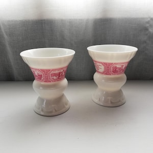 A Pair Rüdesheimer Kaffee Mugs. Made in Germany. Stamped Asbach Collection