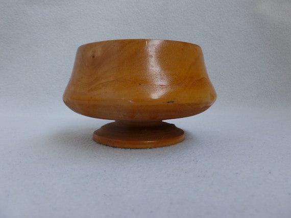 Wooden Pedestal bowl - table centerpiece