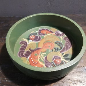 Rosemaling - Noorse volkskunst houten kom