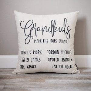 Grandkids Names | Grandparent Gift | Grandmother Gift | Personalized Grandchildren Names | Gift For Grandparents | Names Of Grandchildren