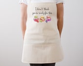 Humor Kitchen Apron Funny Kitchen Aprons Humor Apron Gifts Funny Personalized Apron Custom Apron Custom Monogram Apron Joke Gift