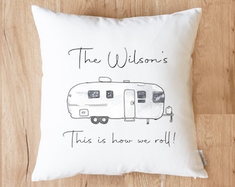 Almohada personalizada para caravana / Decoración vintage para caravana Airstream