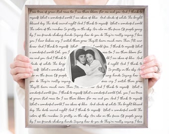 Anniversary Gift for Parents | Personalized 50th Wedding Anniversary Gifts | 30th Anniversary | 50th Anniversary Golden Anniversary Present