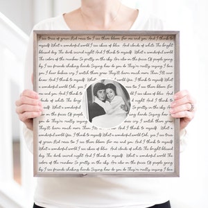 50th Anniversary Gift for Parents 40th Wedding Anniversary Gifts | Golden Anniversary Present Sentimental Gifts | Vow Renewal Gifts Framed