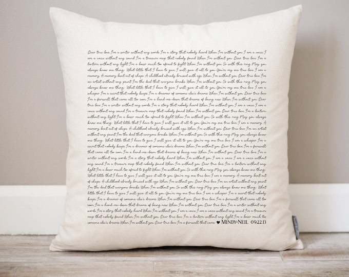 Song Lyric Art Gifts