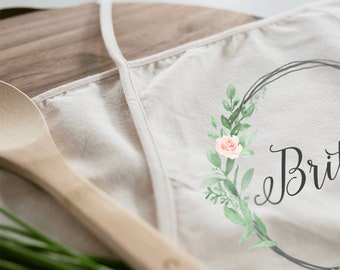 Personalized Apron | Kitchen Apron | Custom Apron | Full Kitchen Apron | Custom Monogram Apron | Vintage Apron | Cotton Canvas Full Apron