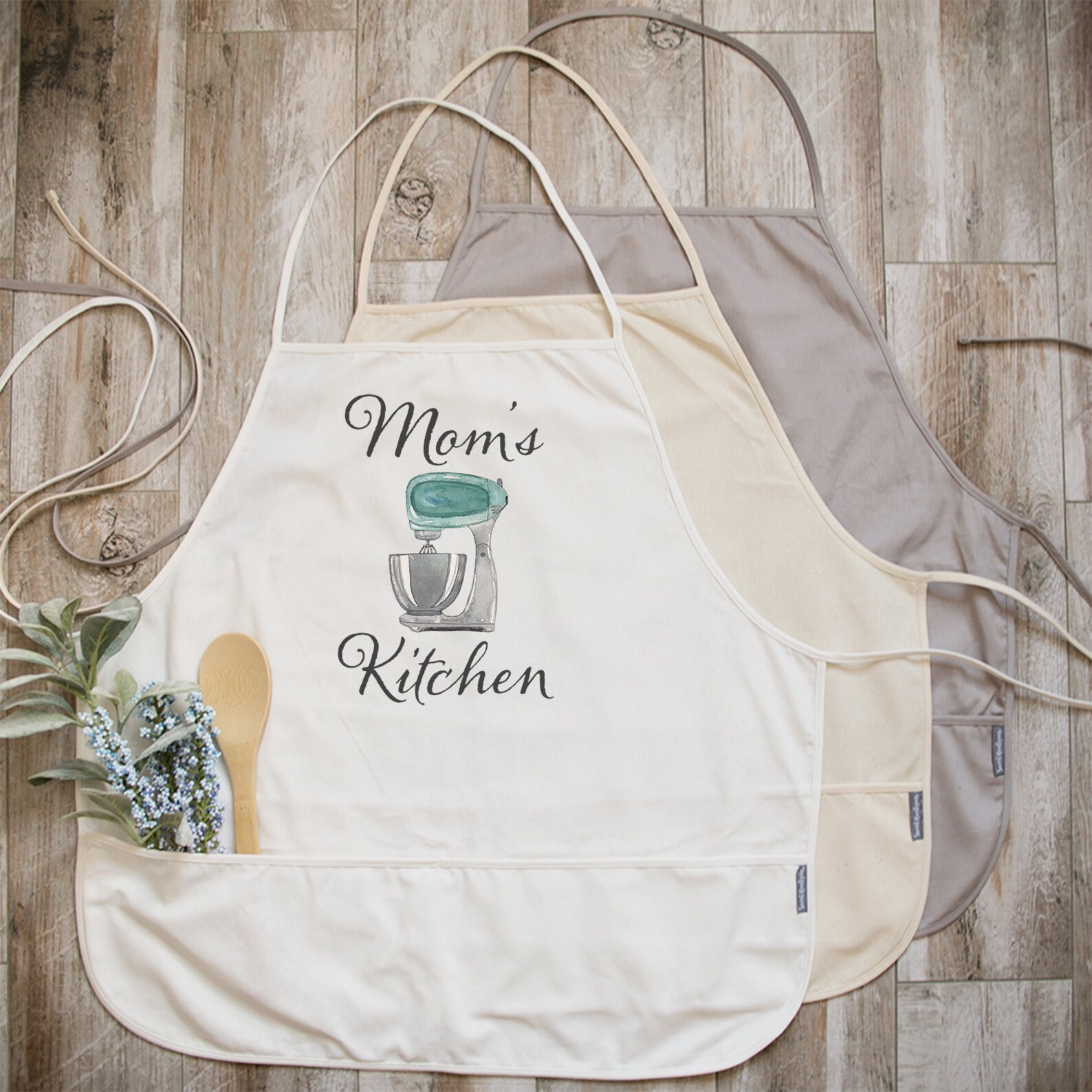 Personalized Apron Kitchen Apron Custom Apron Full Etsy