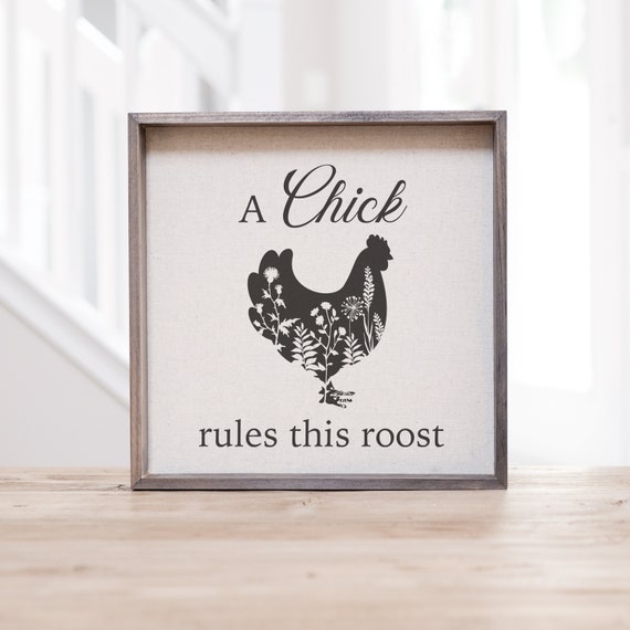 Rooster Grain & Seed Feed Metal Button Sign Rooster Grain & Seed Feed Metal Button Sign