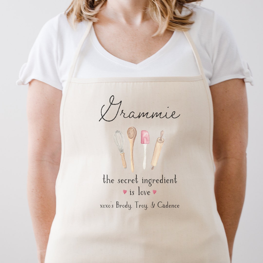 Gift for Mom or Grandma the Secret Ingredient is Love Personalized