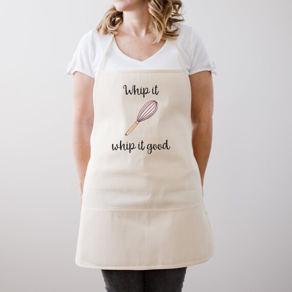 Hail To The Chef Funny Kitchen Aprons, White Cooking Aprons Gift Idea