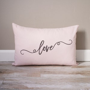 Love Pillow | Valentine's Day Gift For Wife | Monogrammed Valentine's Gift | Gifts For Her | Valentine's Day Gift for Husband | Wife Gift