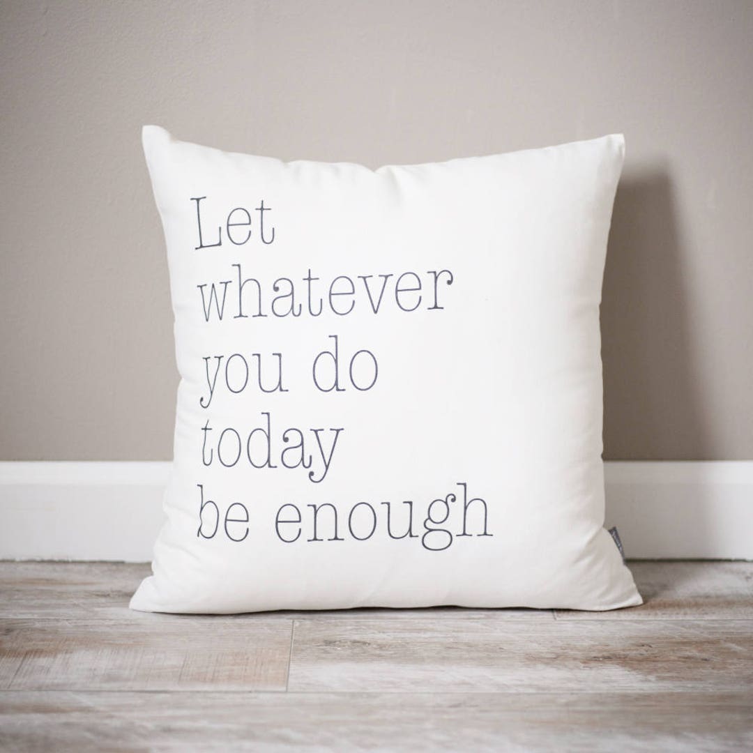 Personalized Quote Pillow Custom Pillow Cover Decorative Pillows Designer Pillow Throw Pillow