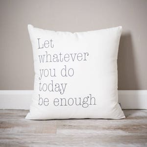 Personalized Quote Pillow | Custom Pillow Cover | Decorative Pillows | Designer Pillow | Throw Pillow | Quote Pillow | Custom Phrase