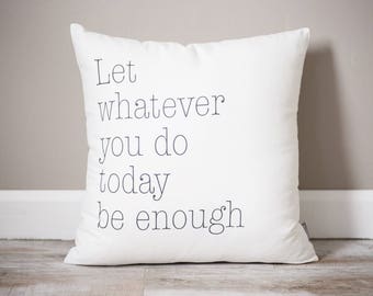 Personalized Quote Pillow | Custom Pillow Cover | Decorative Pillows | Designer Pillow | Throw Pillow | Quote Pillow | Custom Phrase