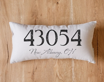 Housewarming Gift | Realtor Gift | Personalized Home Decor | Covered Porch Pillow