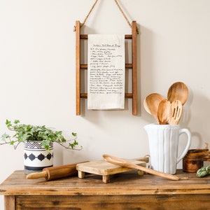 Custom Family Recipe Kitchen Tea Towel Family Recipe | Handwriting Recipe Towels | Personalized Recipe Towels | Family Heirloom Gift for Mom