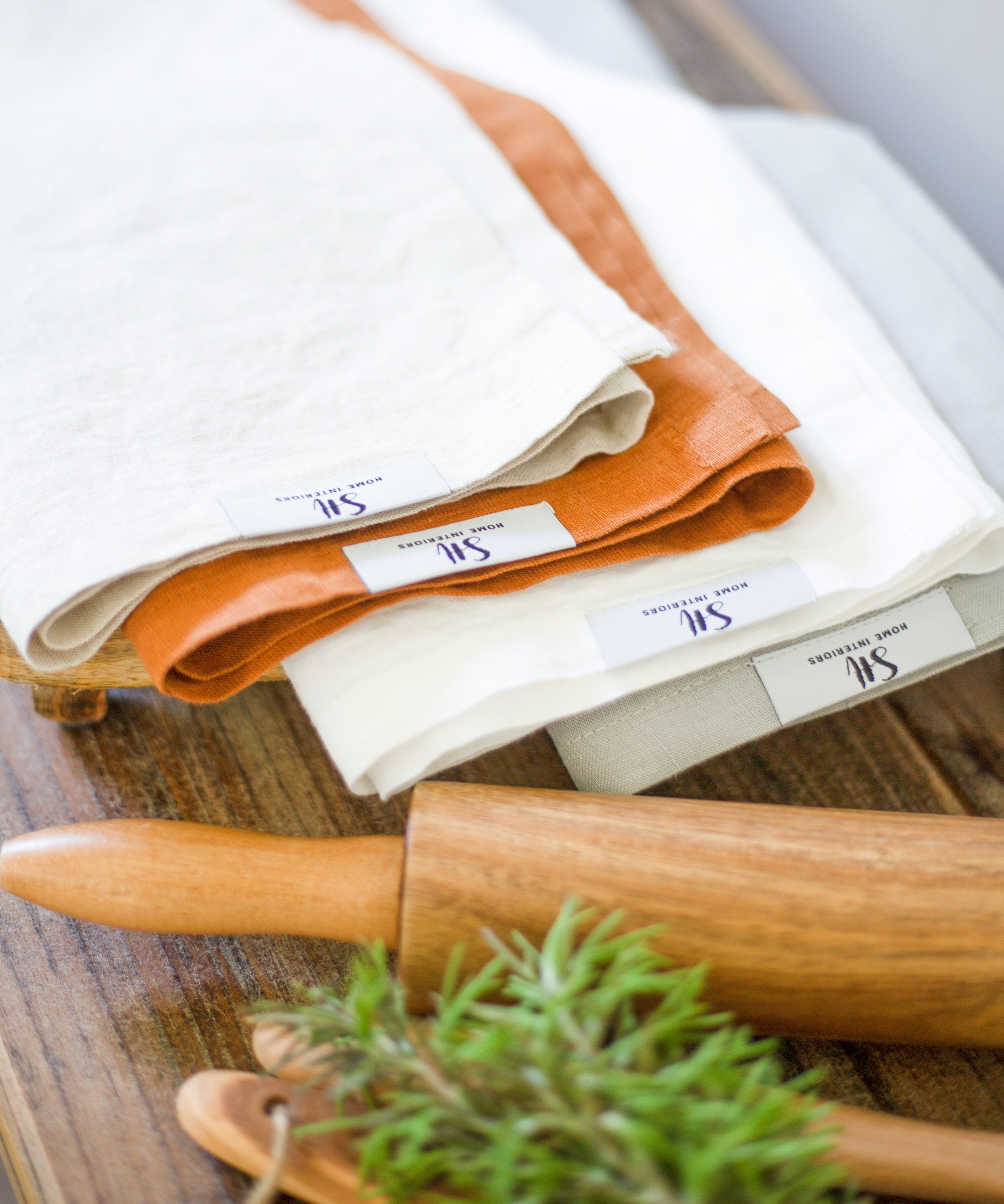 Lot De 2 Torchons De Cuisine Personnalisables - Texte Ou Logo Au Choix, Microfibre Absorbante, 60x40 Cm