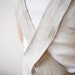 Pinafore Linen Apron | Japanese Cross Back Apron | No Ties Linen Aprons for Women | Linen Apron | Full Kitchen Apron | No Ties Linen Apron 