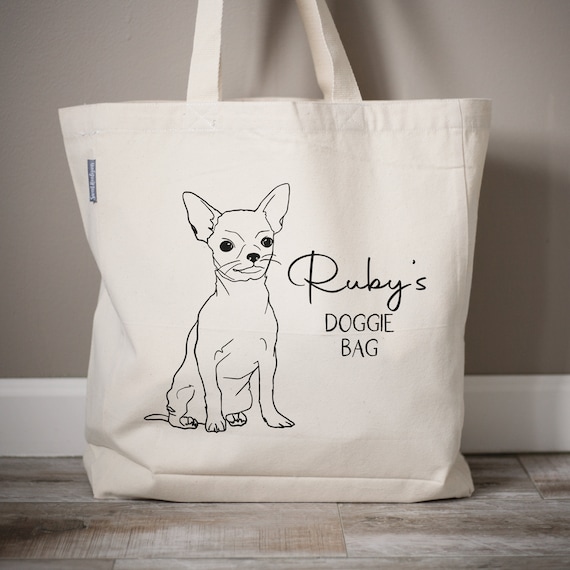 Dog breed tote bags 2025
