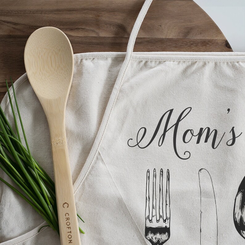 Personalized Mother's Day Gift Mom's Kitchen Apron Etsy