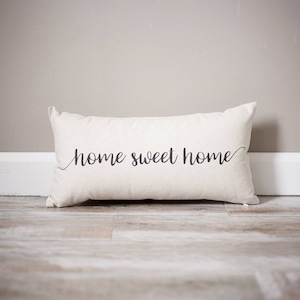 Home Sweet Home Pillow | Rustic Decor | Home Decor | Decorative Pillows | Home Pillow | Personalized Pillow | Housewarming Gift