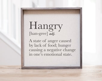 Hangry-definitie keukenbord | Houtdecor in boerderijstijl