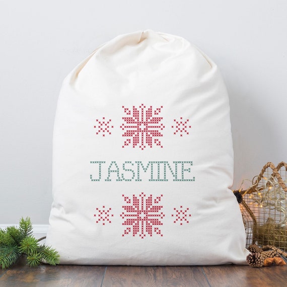Personalised Cross Stitch Bag