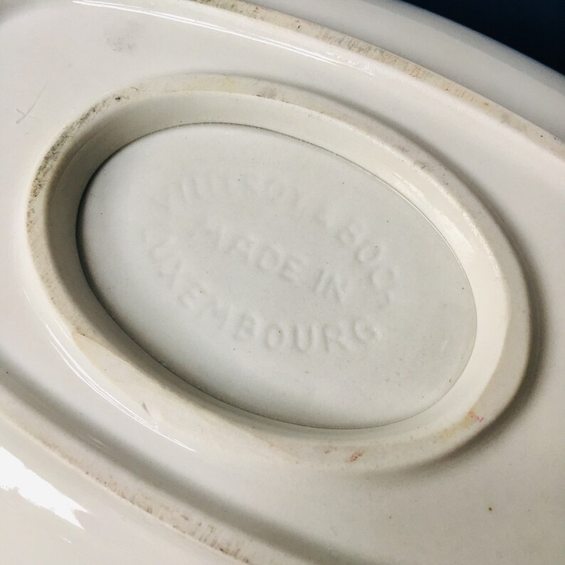 Ceramic Gravy Boat Vegetable Pattern Primabella by Villeroy /& Boch 1960/'s. Sauce Boat
