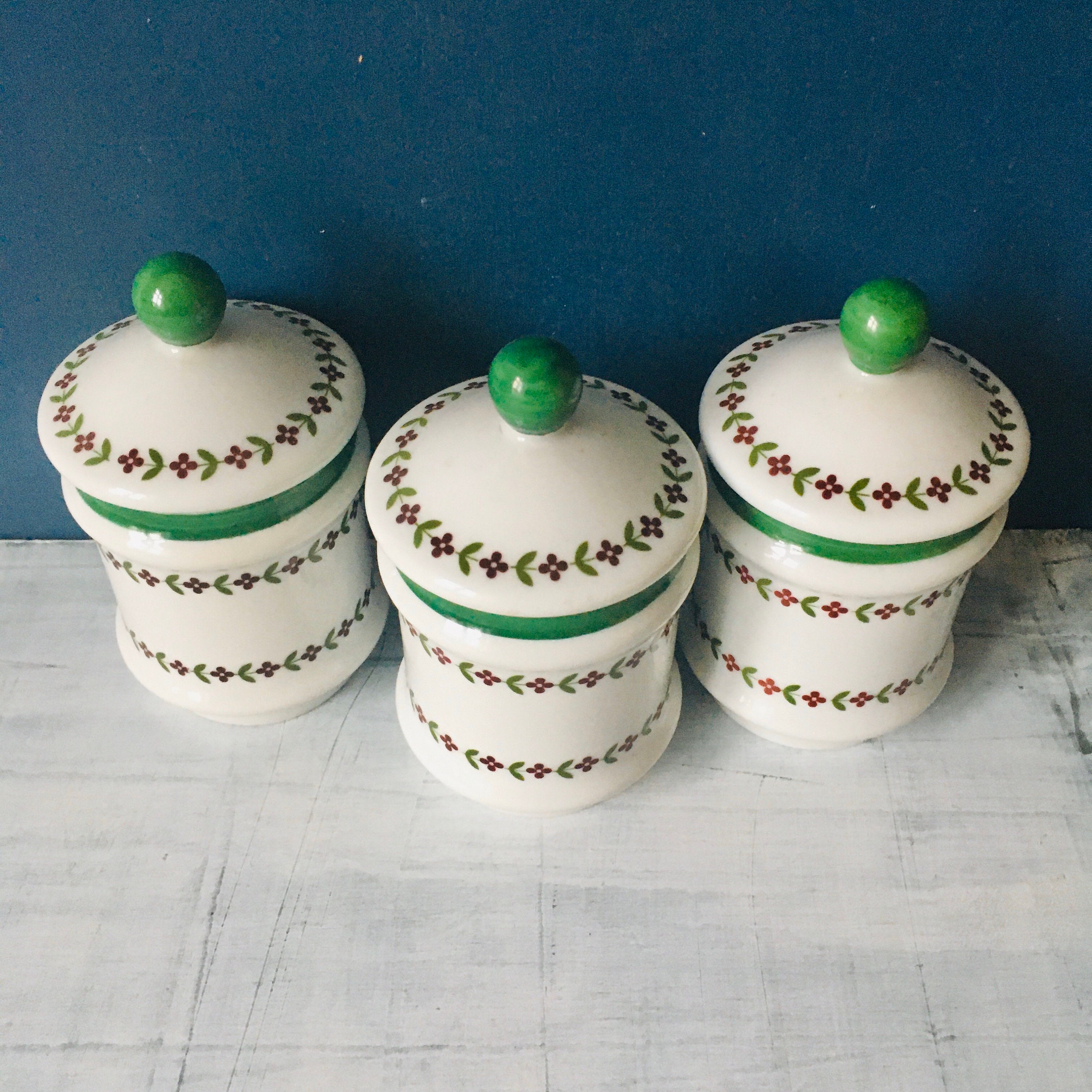 Set of 3x Vintage Porcelain Spice Container Bavaria / Etsy