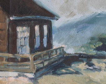 Maine Landscape Painting/ New England Landscapes/ Maine Cottage Paintings