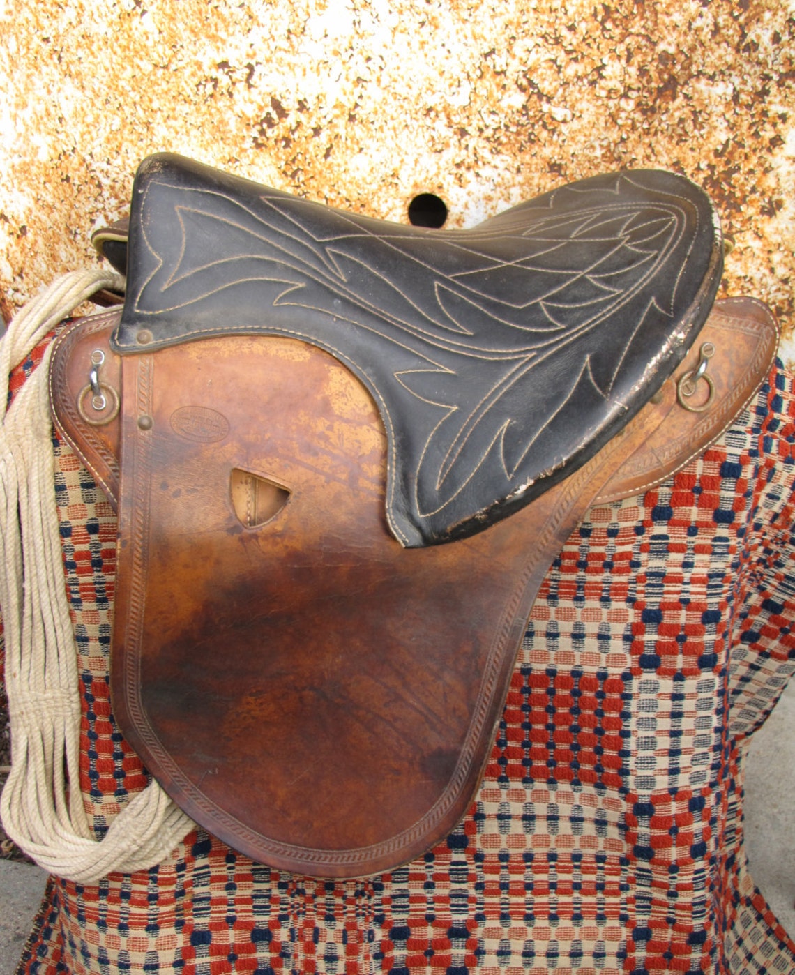 Vintage Buena Vista Saddle/ Plantation Saddle/ Leather Etsy